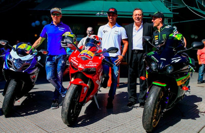 El Moto GP fue presentado en La Biela de Buenos Aires.