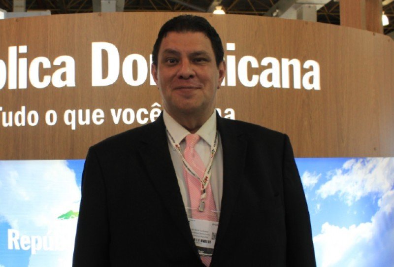 René Contreras, de la Oficina de Promoción de República Dominicana en Brasil, en la WTM Latin America.