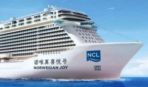 Norwegian Joy será el nuevo barco que construye NCL para el mercado chino