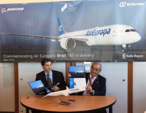 Air Europa recibe su primer Boeing 787 Dreamliner