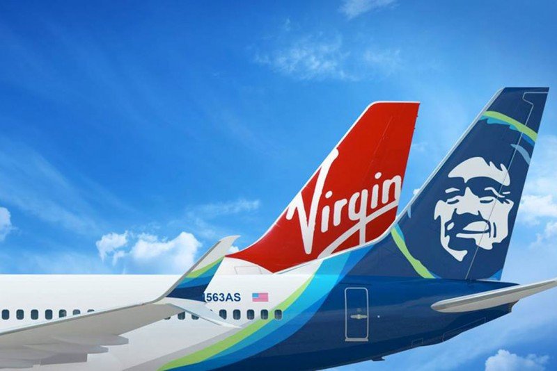 Alaska Air compra Virgin America por 2.108 M € (Foto: Skift).