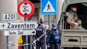Policías belgas en huelga por la inseguridad en el aeropuerto de Bruselas
