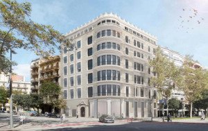 Comienzan las obras del futuro hotel de Barceló Diagonal 414