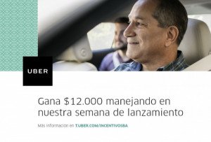 Uber revela incentivos de lanzamiento en Argentina: US$ 822 a la semana