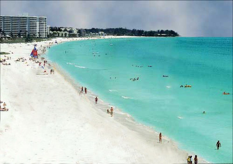 Siesta Beach, en el oeste de la Florida.