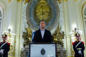 Macri: "Sé que el sinceramiento de la economía ha sido una carga para muchos"