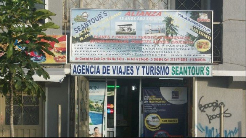 Agencia de viajes en Bogotá. 