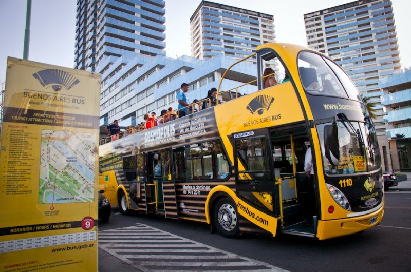 Cayó 12,5% el número de pasajeros en el bus turístico de Buenos Aires
