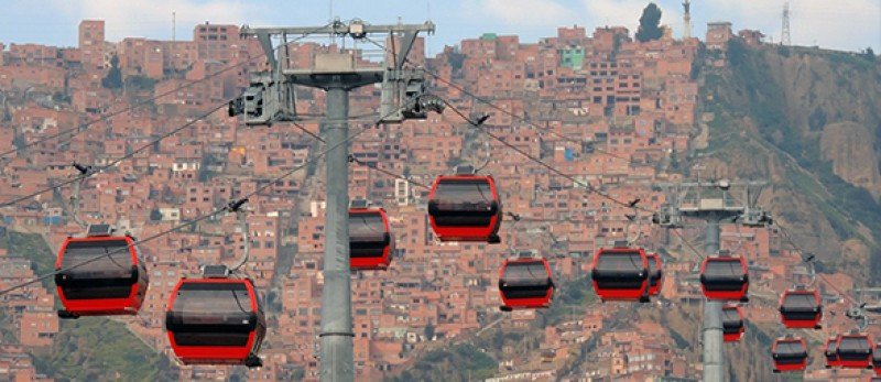 El teleférico es uno de los principales atractivos de La Paz.