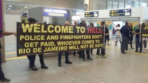 "Bienvenidos al infierno", denuncia la policía de Río en vísperas de JJOO