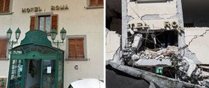 El Hotel Roma de Amatrice, un símbolo derrumbado por el terremoto