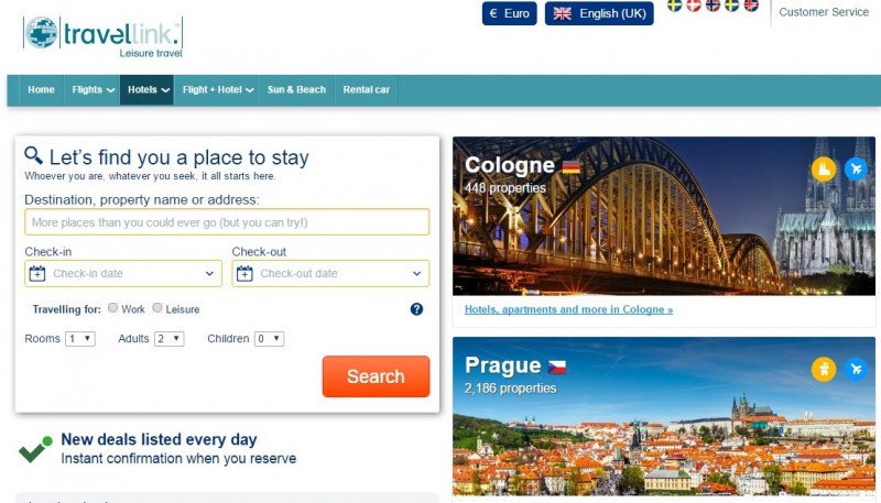 eDreams Odigeo vende su marca corporativa Travellink