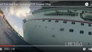 Los riesgos de saltarse la seguridad en un crucero por hacerse el gracioso