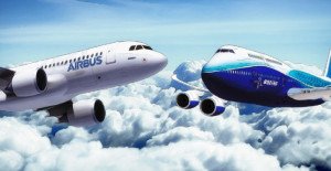 Airbus gana en pedidos y Boeing en entregas