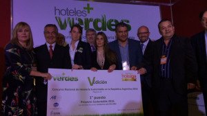 Se entregaron los premios del concurso Hoteles + Verdes