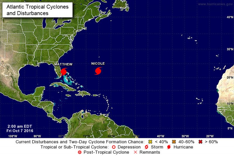 Imagen del National Hurricane Center.