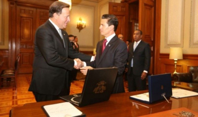 Juan Carlos Varela y Enrique Peña Nieto mantuvieron su primer encuentro bilateral.
