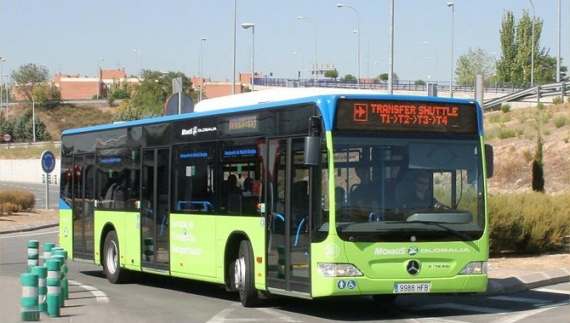 Globalia Autocares operará el transporte entre terminales de Madrid-Barajas (Foto: Carlos Pérez Barbosa).