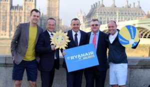 Ryanair venderá paquetes vacacionales gestionados por Logitravel y W2M