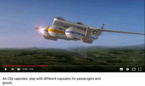 El avión Clip-Air, un revolucionario concepto de transporte aéreo