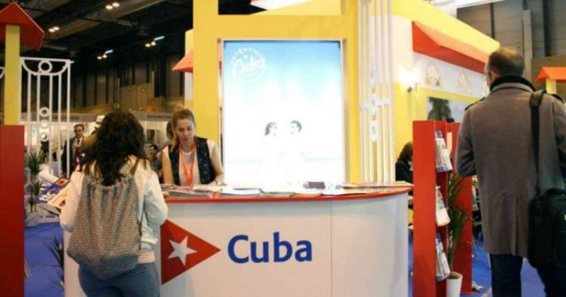 Stand de Cuba en Fitur 2017.