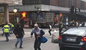 Cuatro muertos arrollados por un camión en Estocolmo