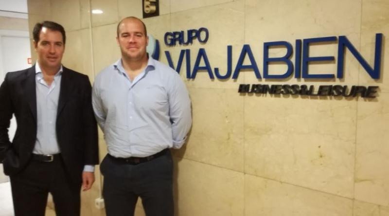 Los hermanos Jorge (Izda.) y Guillermo Espinós, director general y director ejecutivo de Grupo Viajabien.