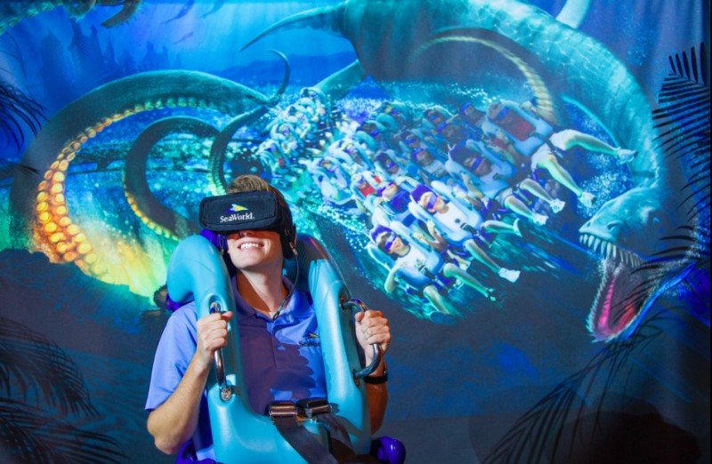Nueva montaña rusa de SeaWorld integra realidad virtual
