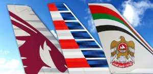 American rompe sus acuerdos de código compartido con Qatar y Etihad