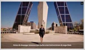 Iberia lanza un singular vídeo de seguridad con Madrid de fondo