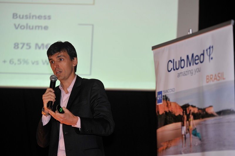 Tiago Varalli, director de Club Med para Argentina y países hispánicos de Sudamérica. Foto: Federico Gutiérrez.