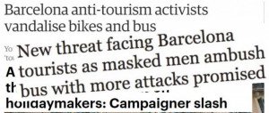 La turismofobia en España llega a la prensa extranjera