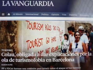 Turismofobia, neologismo válido