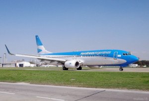 Aerolíneas Argentinas aumenta 12% los pasajeros transportados en julio