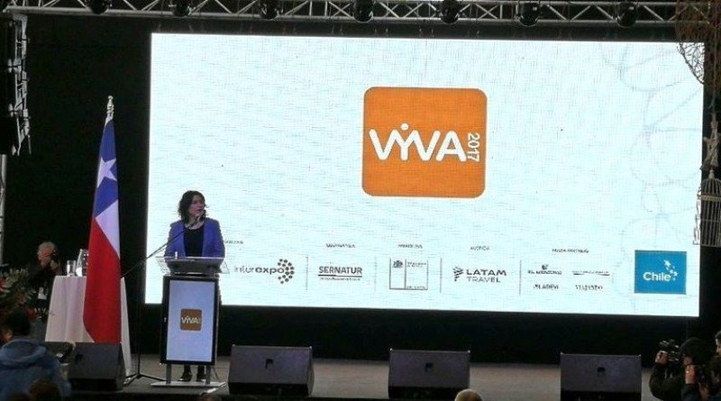 Javiera Montes, subsecretaria de Turismo de Chile, en la feria Vyva que se desarrolló este fin de semana.