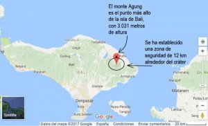 Bali, en alerta ante la posible erupción de un volcán