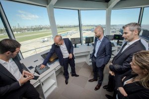 Aeroparque inauguró nueva torre de control