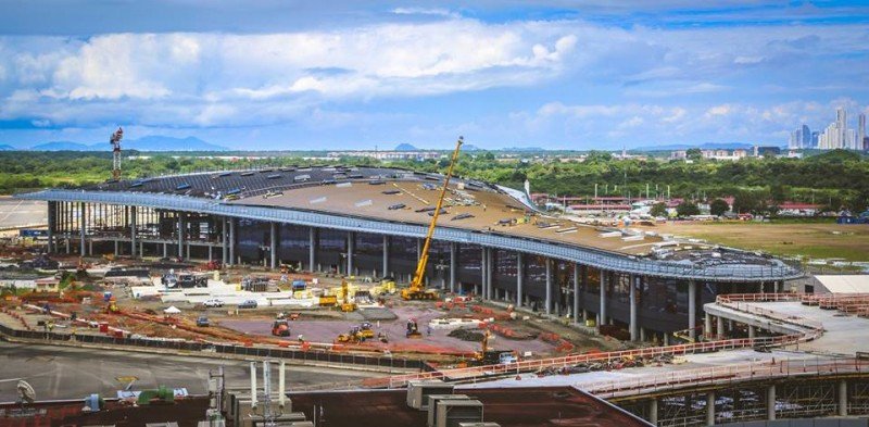 Las obras de expansión del aeropuerto de Panamá están al 80%. 