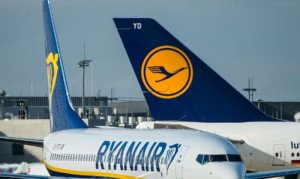 Lufthansa recupera su liderazgo europeo en tráfico que le quitó Ryanair
