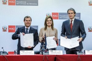 Perú y España fortalecen acuerdo para obras en trenes, autopistas y puertos
