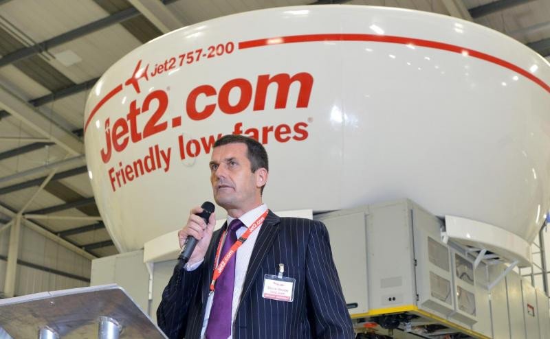 Steve Heapy, CEO de Jet2.com. Foto: The Telegraph.