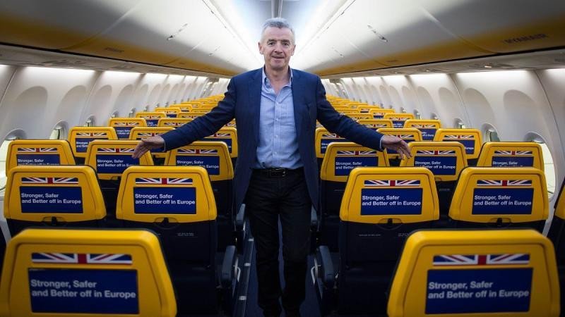 Michael O'Leary. Foto. Business Reporter.