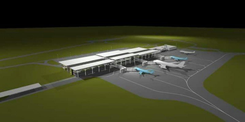 El aeropuerto de Rosario ampliará su terminal de pasajeros ante el crecimiento de la demanda proyectada. Foto: Aeropuerto Rosario