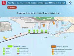 Barcelona alejará de la ciudad tres terminales de cruceros 