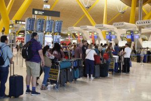 El mercado nacional se dispara en los aeropuertos españoles en enero