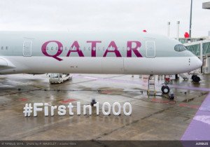 Airbus entrega a Qatar Airways el primer A350-1000, el mayor de la familia