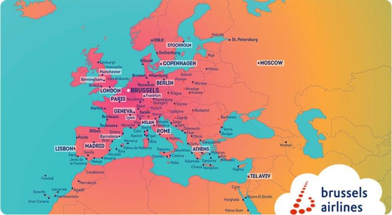  Brussels Airlines lanza la mayor expansión de red de su historia