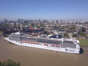 MSC Cruceros proyecta sumar 60.000 pasajeros al Puerto de Buenos Aires