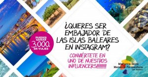 Baleares convoca un concurso en Instagram para buscar embajadores