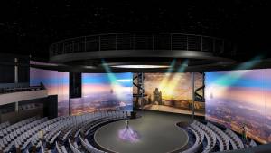 Tecnología y cruceros, un paso más con el teatro futurista 